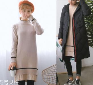 长款毛衣怎么搭配外套？六款毛衣连衣裙怎么搭都好看