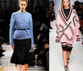 长款毛衣怎么搭配外套？六款毛衣连衣裙怎么搭都好看