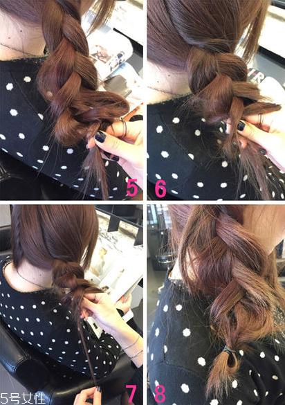 怎样编辫子简单可爱 两个辫子的可爱扎法