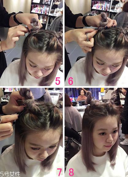 怎样编辫子简单可爱 两个辫子的可爱扎法