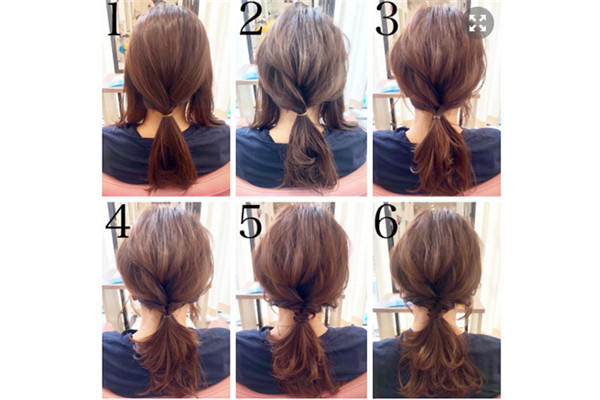 简易马尾发型扎法 9个气质马尾发型步骤图解