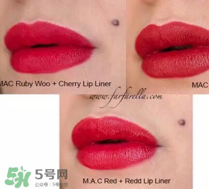 mac子弹头试色图片 mac子弹头口红色号大全