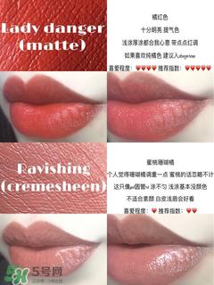 mac子弹头试色图片 mac子弹头口红色号大全