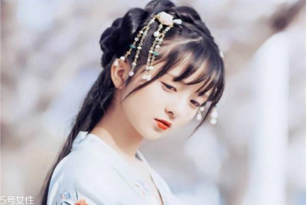 短发古装发型简单扎法 古风发型教程