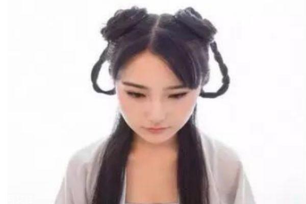 短发古装发型简单扎法 古风发型教程