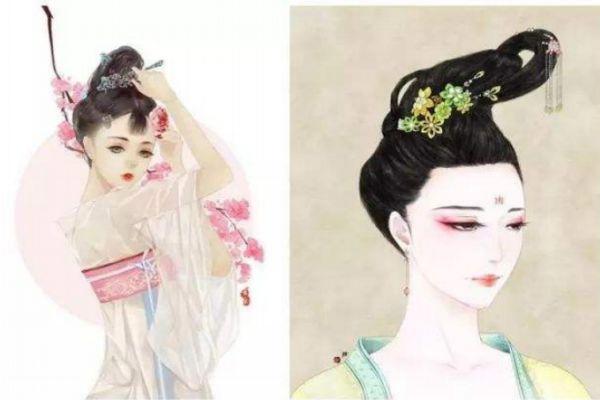 短发古装发型简单扎法 古风发型教程