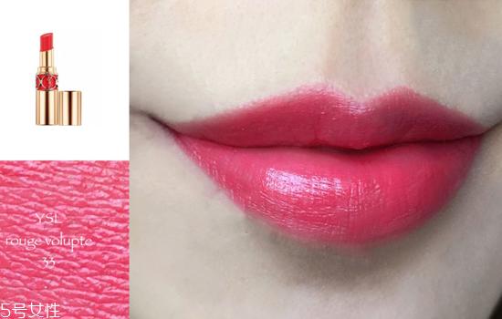 珊瑚色口红是什么颜色 珊瑚色口红色号试色推荐