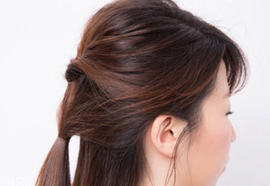 ol发型扎法教程 职业发型扎法步骤图解