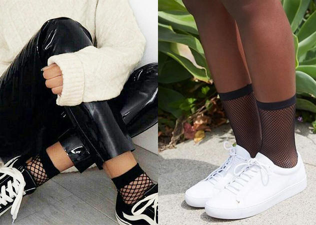 渔网袜搭配图片 四种渔网袜流行穿法