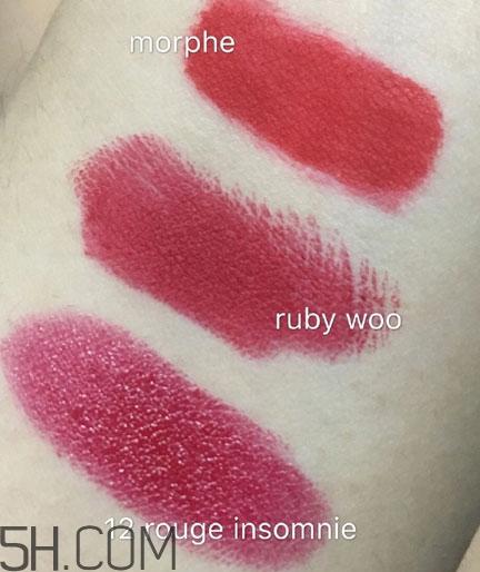 morphe唇釉色号_morphe唇釉试色图