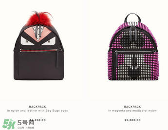 fendi小怪兽双肩包价格 芬迪小怪兽双肩包价格