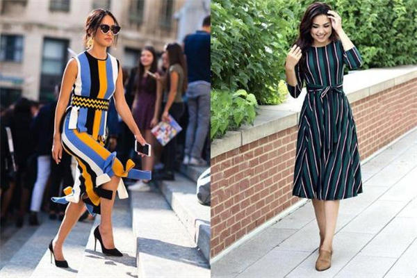 条纹连衣裙怎么搭配 独特夏日清爽感
