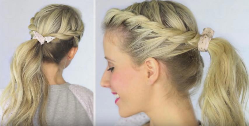 长头发简单漂亮编发 长头发怎么扎好看简单