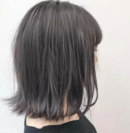 瘦脸齐肩发型图片女 这个长度干练又温柔