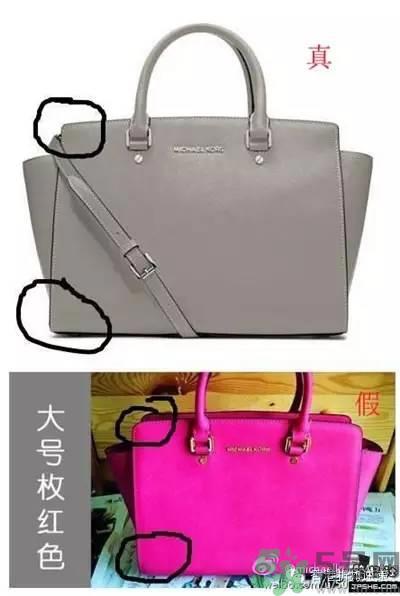 Michael Kors女包真伪辨别 Michael Kors包包真假鉴别图