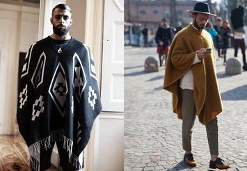 型男围巾的各种围法