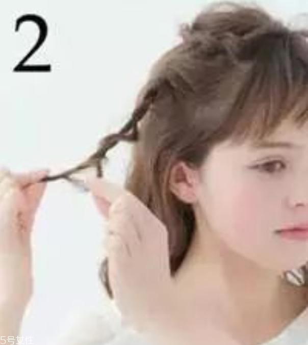 公主编发图片简单漂亮 公主编发教程图解步骤