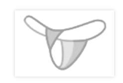 女生只穿一根线还小的三个点，太通透什么毛都看见了