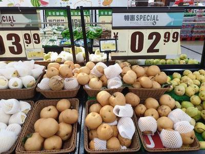 韩国一个梨涨至20多元