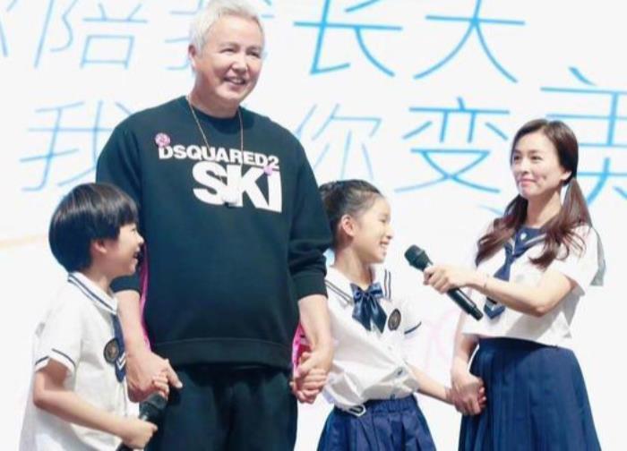 林瑞阳年轻时候的图片 前妻曾哲贞的儿子和女儿