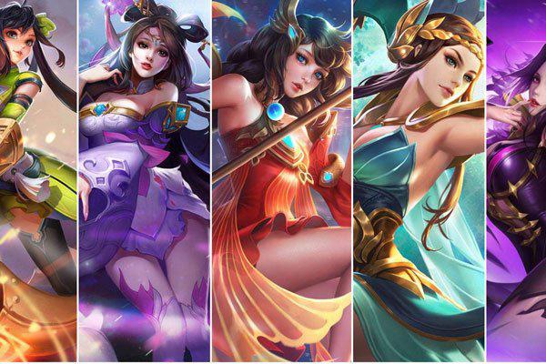 王者荣耀全体女英雄去掉所有服装 一些人的yy罢了