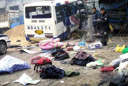 中国最惨的车祸现场图 史上最血腥的十大惨烈车祸