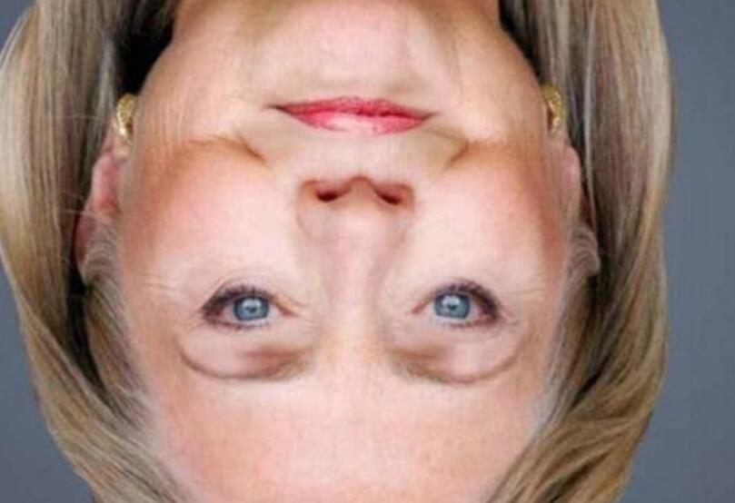 一张图倒过来看很恐怖 这些图千万不要倒过来吓死人