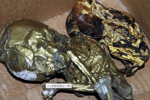 镀金婴尸灵异事件 视频中听到了婴儿的哭声