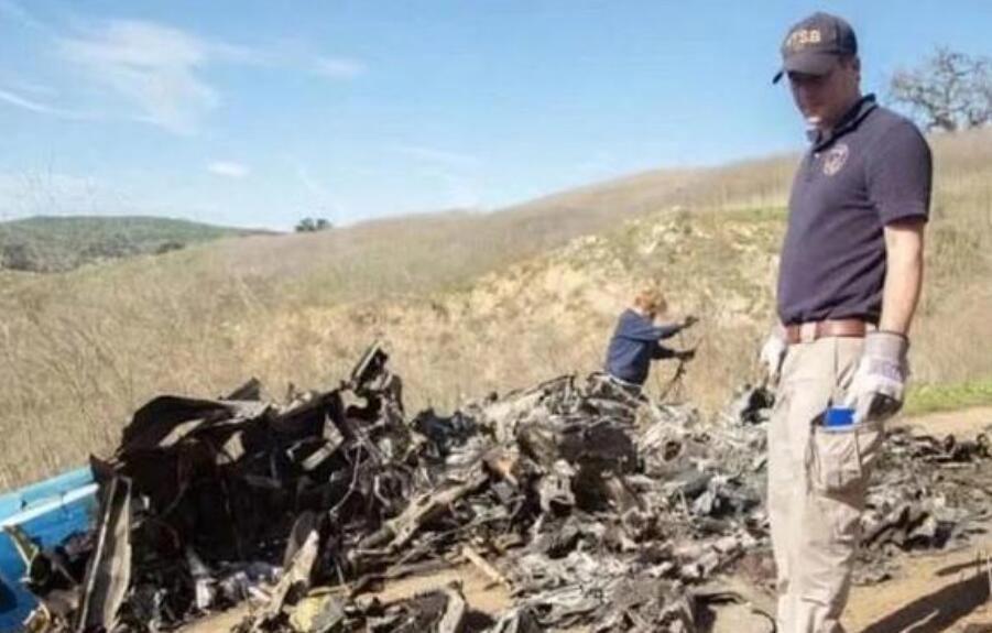 科比遗骨还原图 坠机身亡后现场的骨骸照片修正图