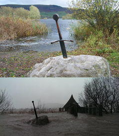 石中剑真的存在吗 英国的石中剑是被谁给拔出来的