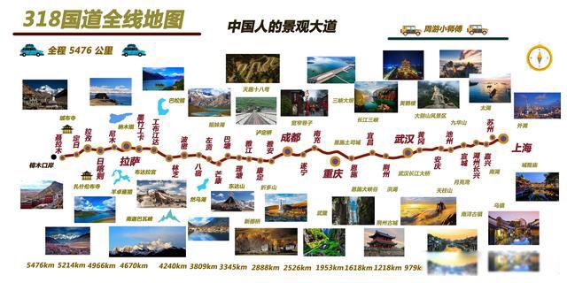 西藏自驾游最佳路线图 川藏线自驾路线规划
