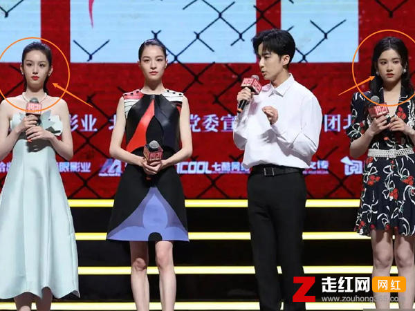 都说张婧仪周也长得像，周也张婧仪成新晋“撞脸姐妹花”