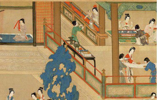 汉宫春晓图的作者是谁 高清版画了些什么内容