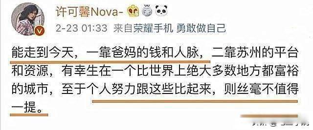 许可馨父母真实身份已曝光 恨国许的父母人脉了得