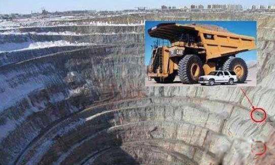 最大的钻石矿坑：和平钻石矿坑 占全球钻石产量23%