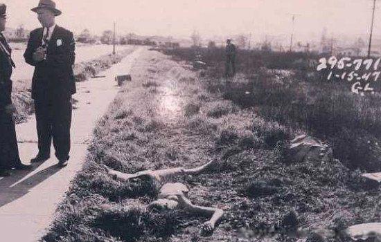 黑色大丽花真实图片 惨案现场原图很恐怖吓人