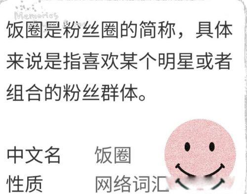 饭圈是什么意思 网络用语指粉丝圈子的简称