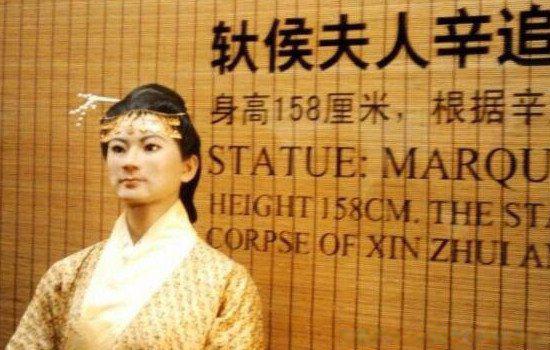 辛追夫人刚出土的样子图片 嘴巴为什么是打开的还吐舌头