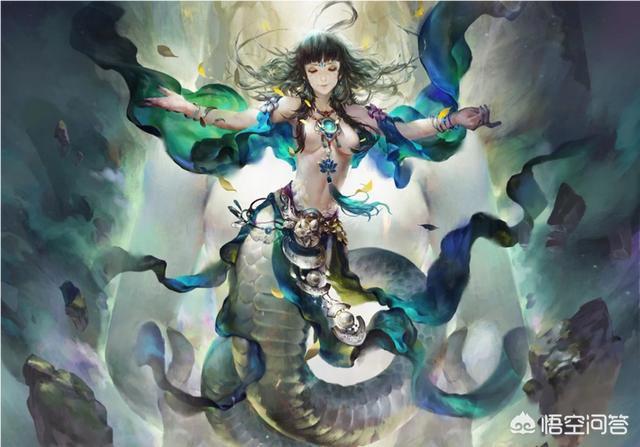 女娲图片真身漂亮 真正的女娲娘娘真身人首蛇身