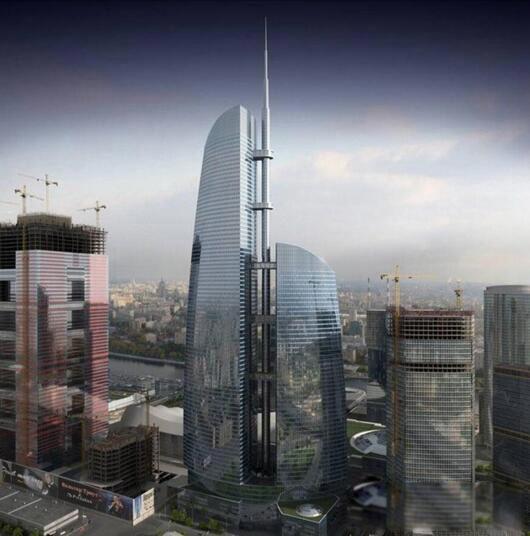 俄罗斯联邦大厦多少米 是谁建的楼是中国建的吗