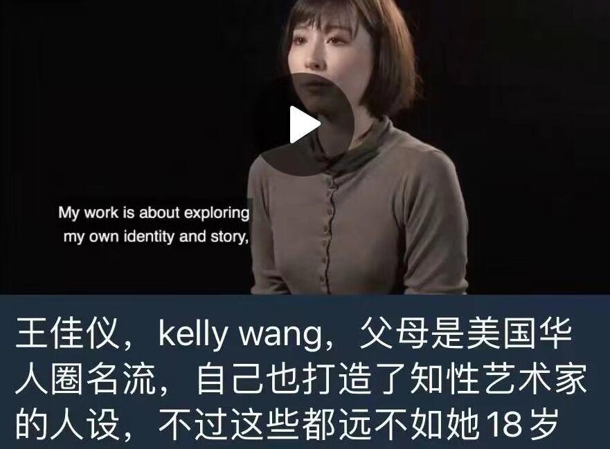 王佳仪kellywang三部曲 美国知性艺术家王佳怡18岁暗黑往事