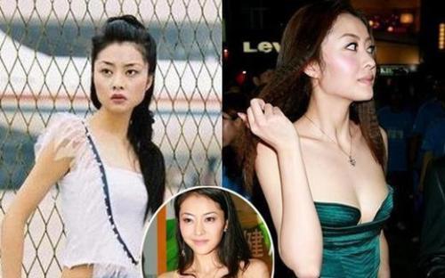 熊黛林整容前后照片对比 胸大身材苗条拥有美人胚子