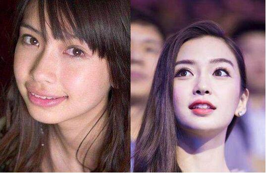 angelababy整容前后照片对比 颜值遗传了父母