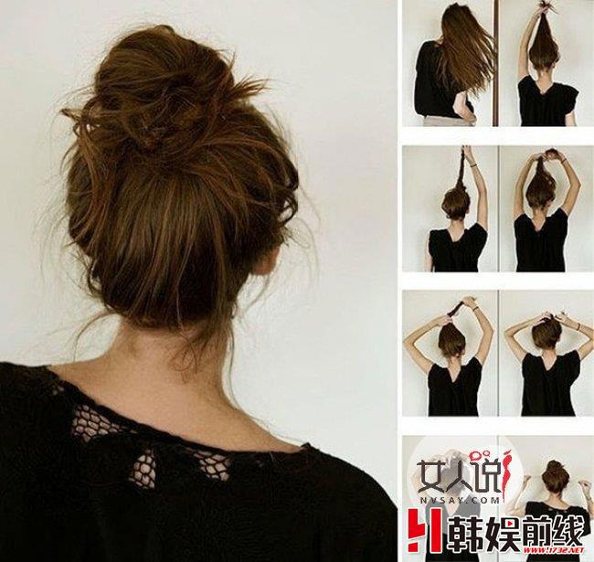 包包头扎发步骤图解 清爽减龄发型夏日必备