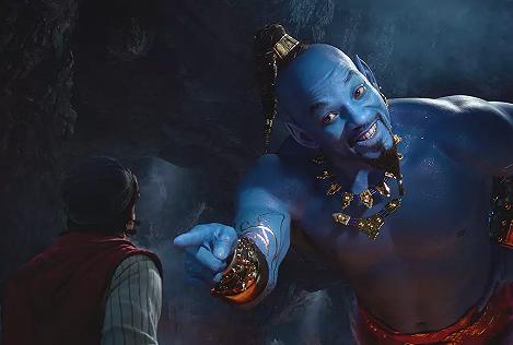 真人版《阿拉丁》上映_迪士尼最成功的的动画真人翻拍电影