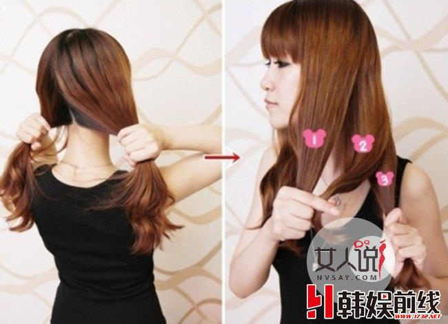 卷发棒使用方法图解 最简单的卷发教程打造慵懒女神