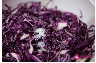 紫甘蓝凉拌做法