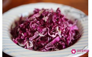 紫甘蓝凉拌做法