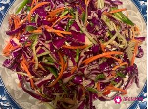 紫甘蓝凉拌做法