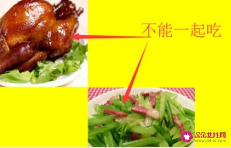 常见食物不能在一起吃大全